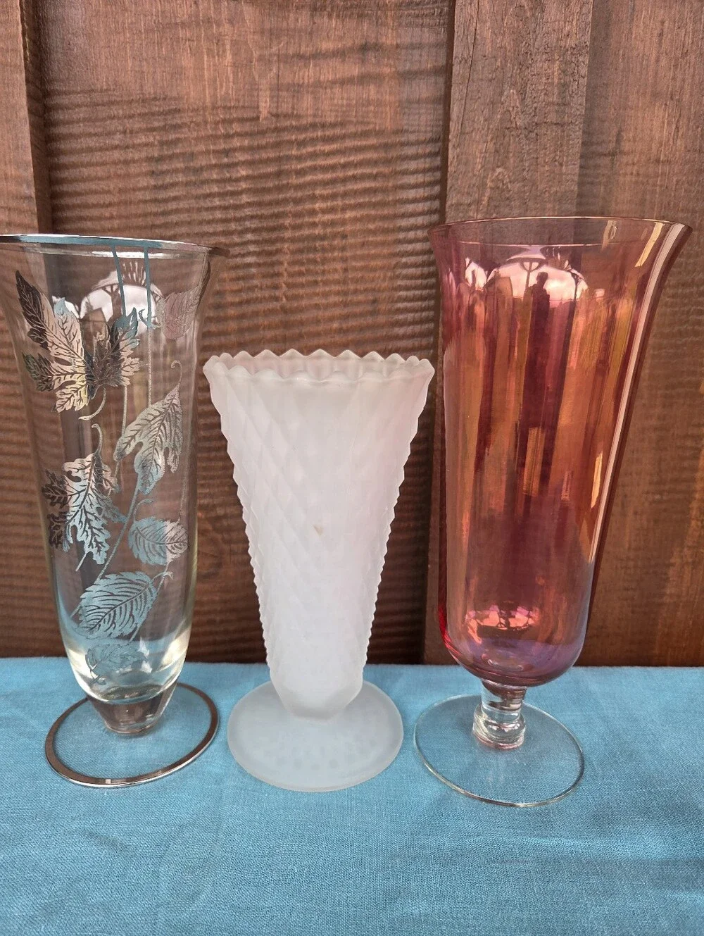 Vintage footed glass
